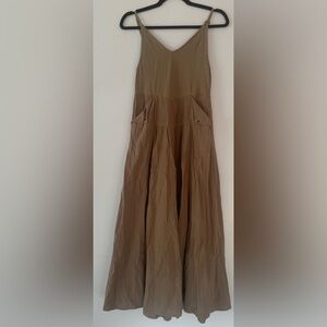 Free People Tan Maxi Dress Size Small